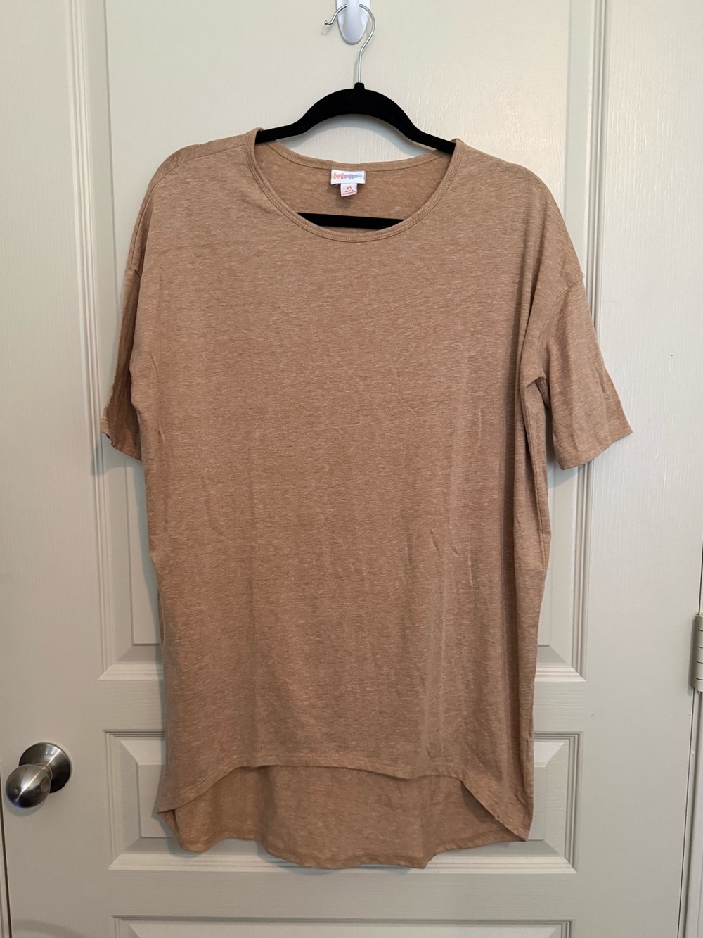 LuLaRoe Taupe Short Sleeve Top